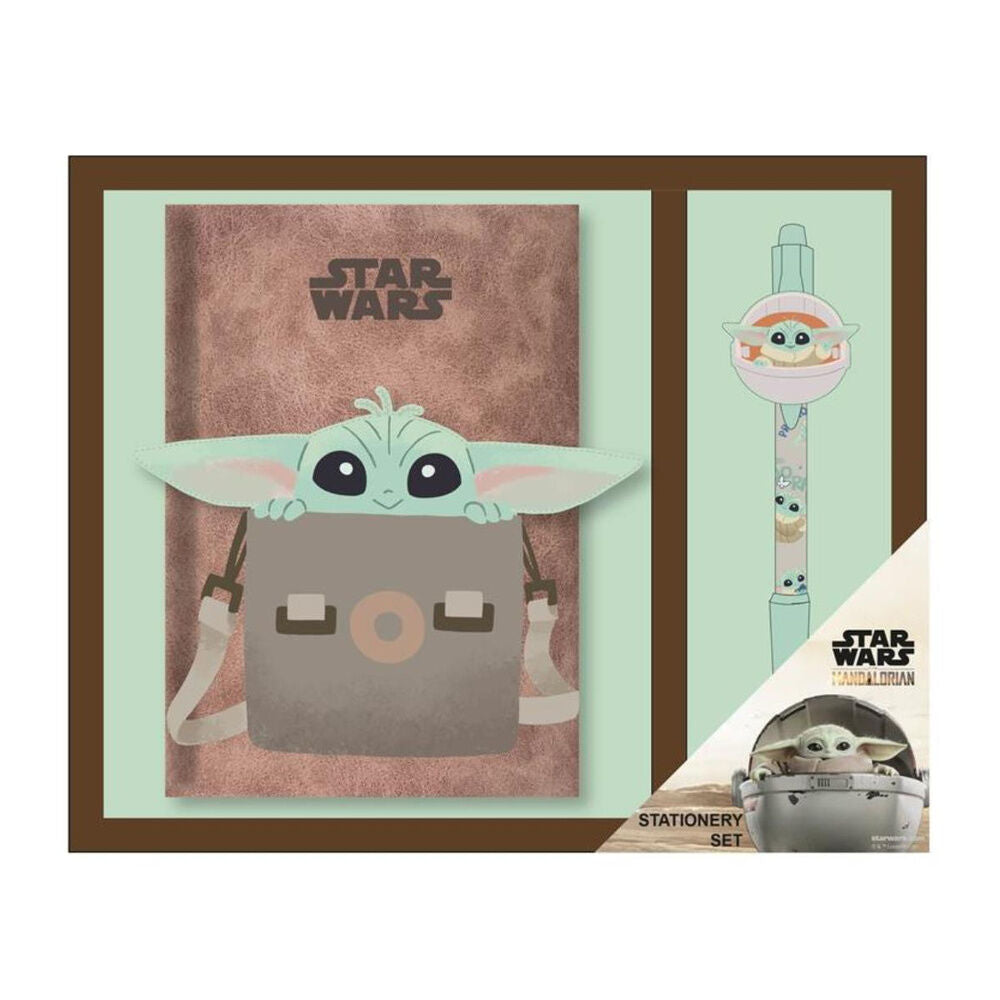 Imagen 1 - Set Papeleria The Mandalorian Grogu Star Wars