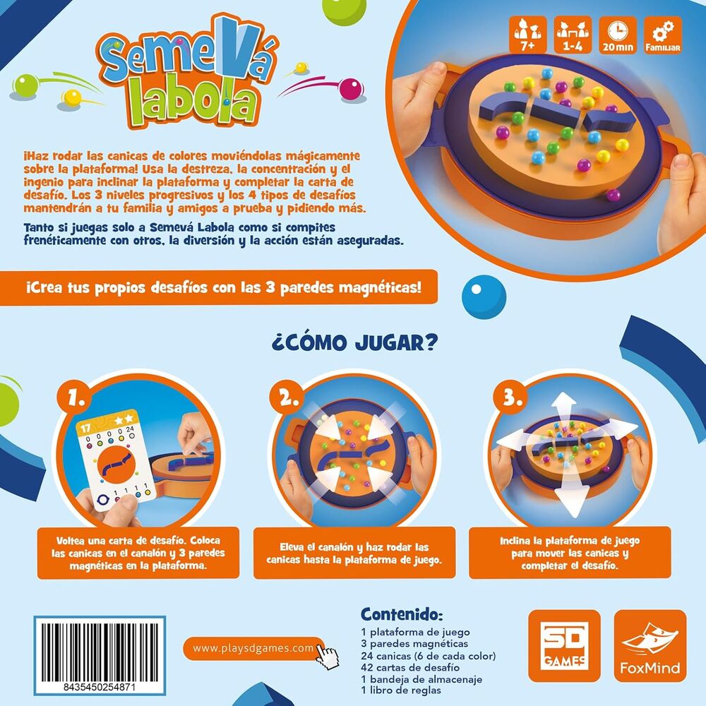 Imagen 2 - Juego De Mesa Semeva Labola Español