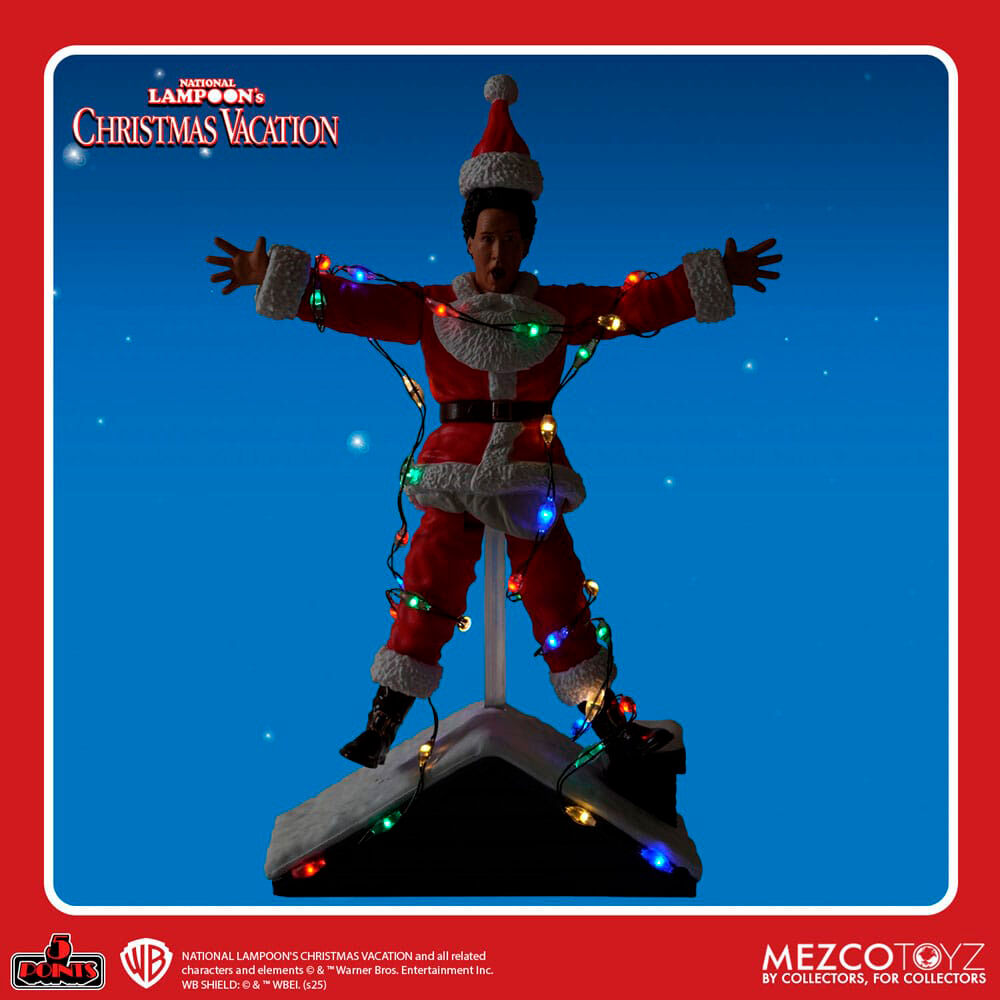 Imagen 2 - Figura Clark Griswold Light Shock ¡Socorro! Ya Es Navidad 10Cm