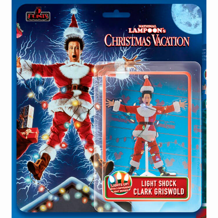 Imagen 1 - Figura Clark Griswold Light Shock ¡Socorro! Ya Es Navidad 10Cm