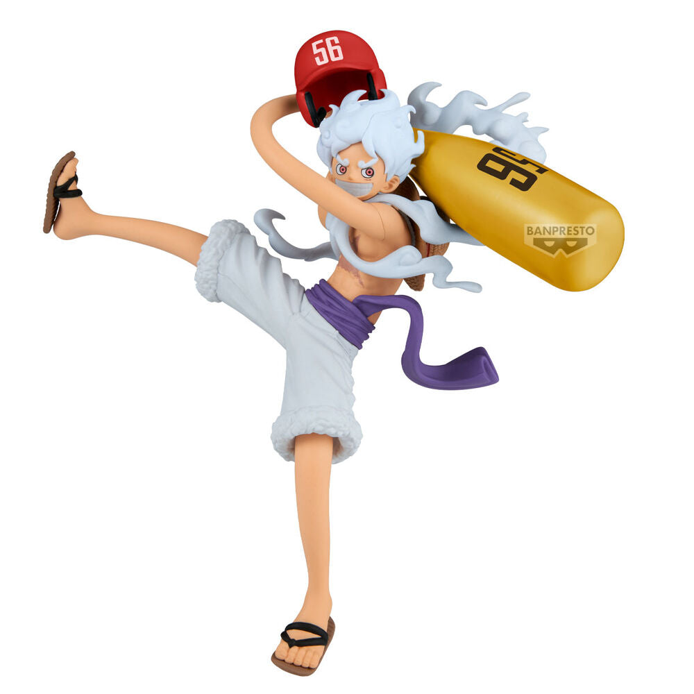 Imagen 1 - Figura Monkey D. Luffy Gear 5 Battle Record One Piece 17Cm