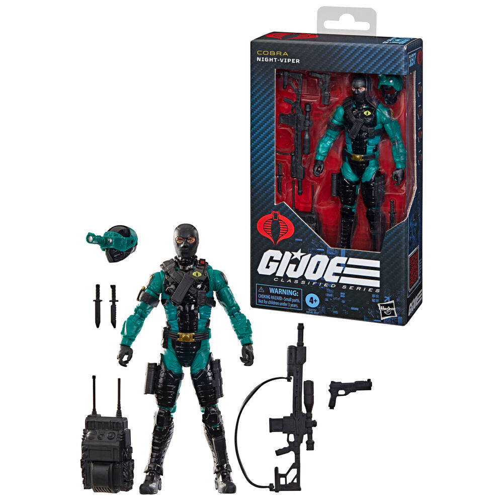 Imagen 5 - Figura Night-viper Classified Series Cobra G.i. Joe 15Cm