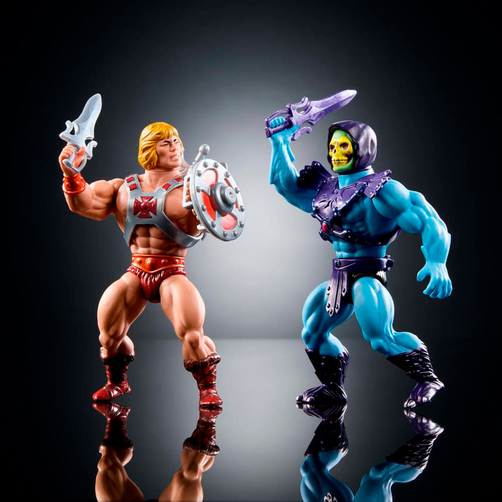 Imagen 3 - Set 2 Figuras He-man Y Skeletor 80 Aniversario Mattel Masters Of The Universe Origins 14Cm