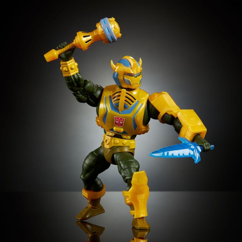 Imagen 3 - Figura Man-at-arms Bumblebee Transformers Masters Of The Universe 14Cm