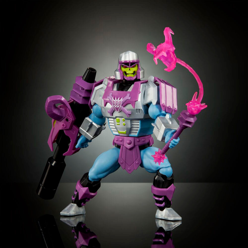 Imagen 3 - Figura Armor Skeletor Megatron Transformers Masters Of The Universe 14Cm