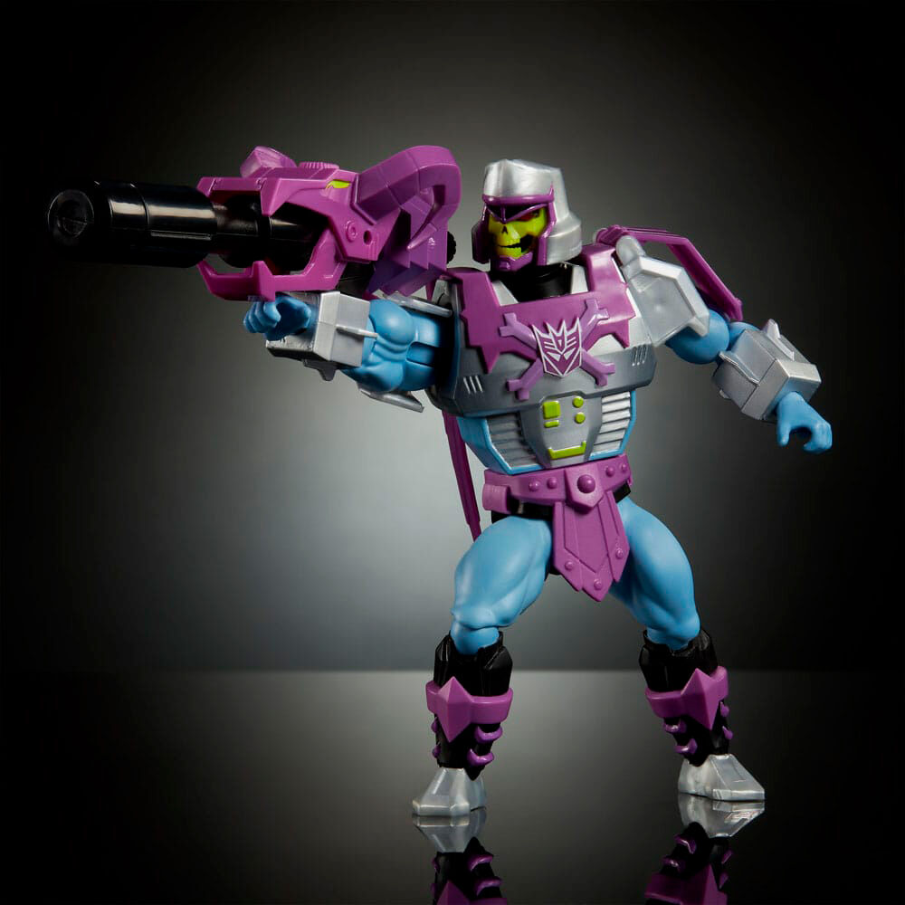 Imagen 4 - Figura Armor Skeletor Megatron Transformers Masters Of The Universe 14Cm