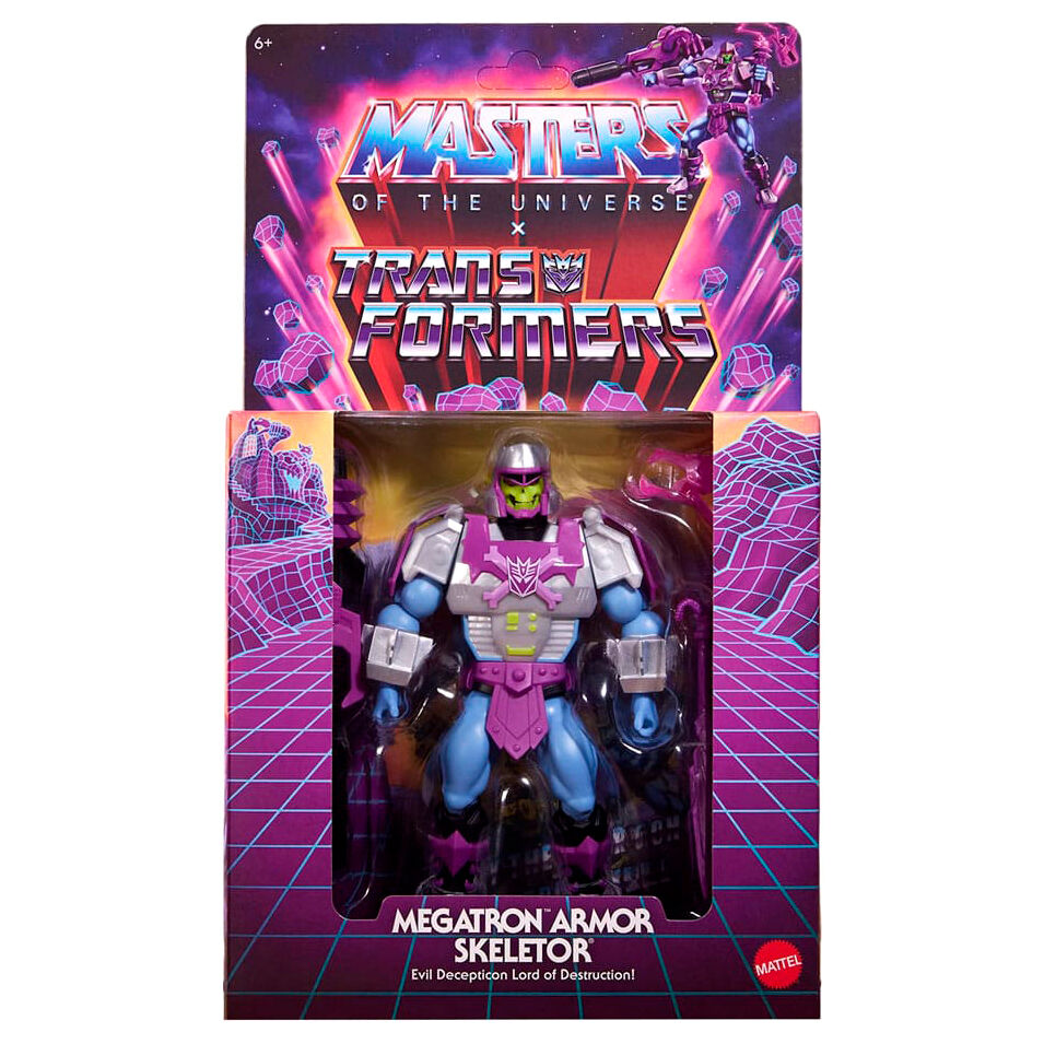 Imagen 5 - Figura Armor Skeletor Megatron Transformers Masters Of The Universe 14Cm