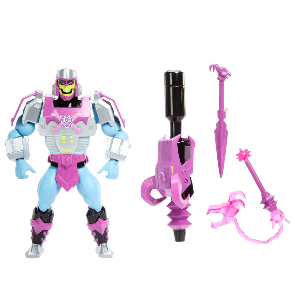 Imagen 1 - Figura Armor Skeletor Megatron Transformers Masters Of The Universe 14Cm
