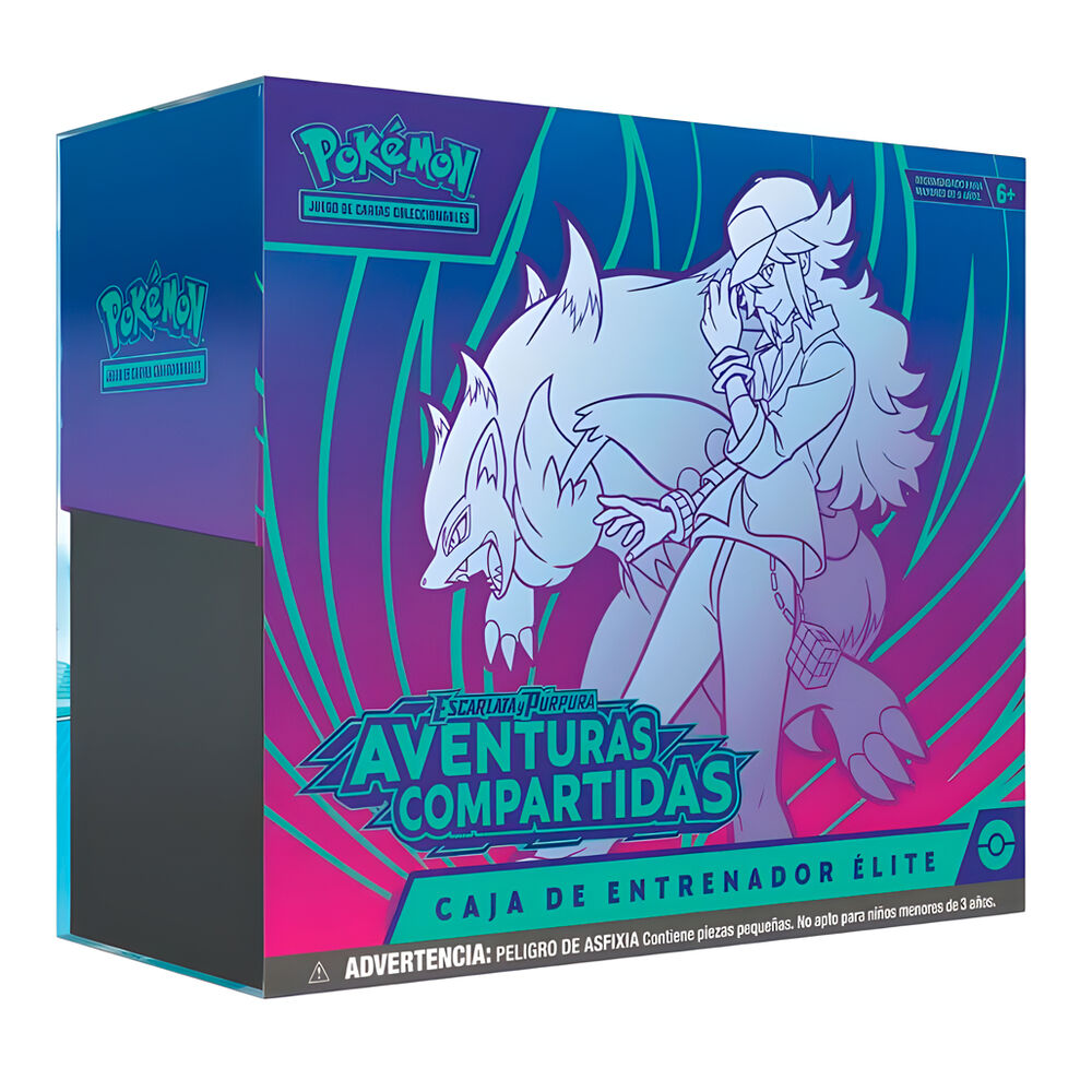 Imagen 1 - Estuche Entrenador Elite Cartas Aventuras Compartidas Pokemon Español Latino