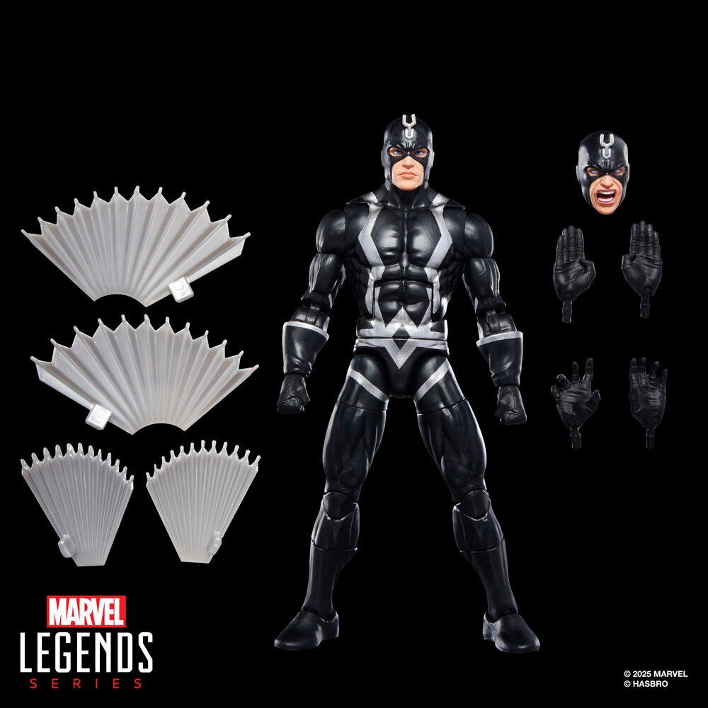 Imagen 2 - Blister 2 Figuras Black Bolt & Triton Inhumanos Marvel Legends Series 15Cm