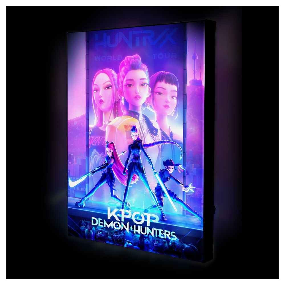 Imagen 2 - Lienzo Luminoso Kpop Demon Hunters