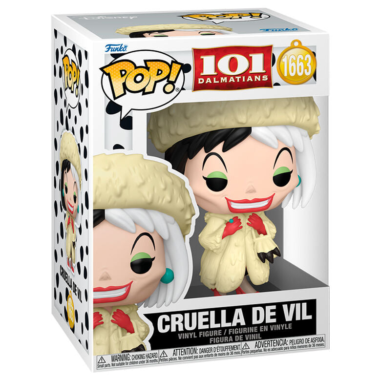 Imagen 2 - Figura Pop Disney 101 Dalmatas Cruella De Vil