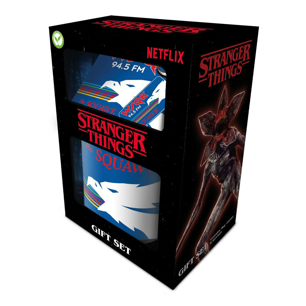 Imagen 2 - Set Taza + Posavasos Y Llavero Stranger Things 5