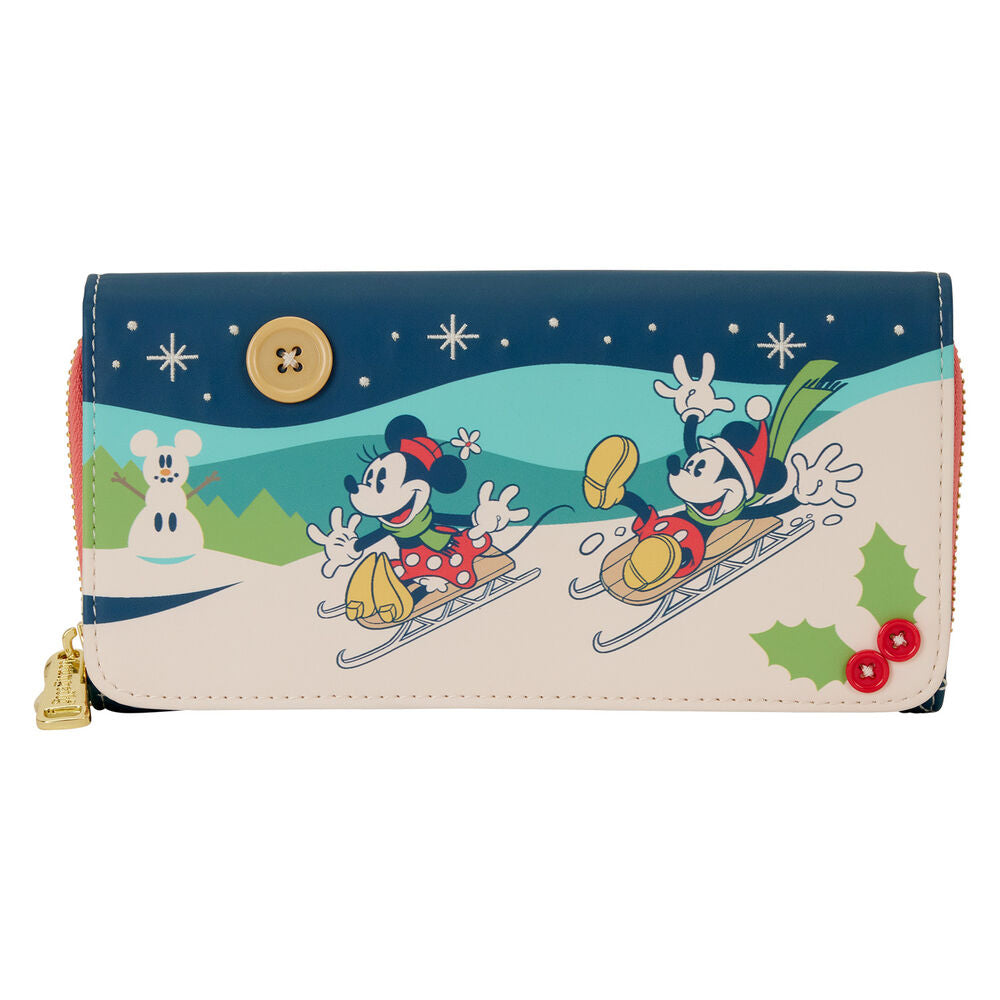 Imagen 1 - Cartera Mickey & Minnie Holiday Disney Loungefly