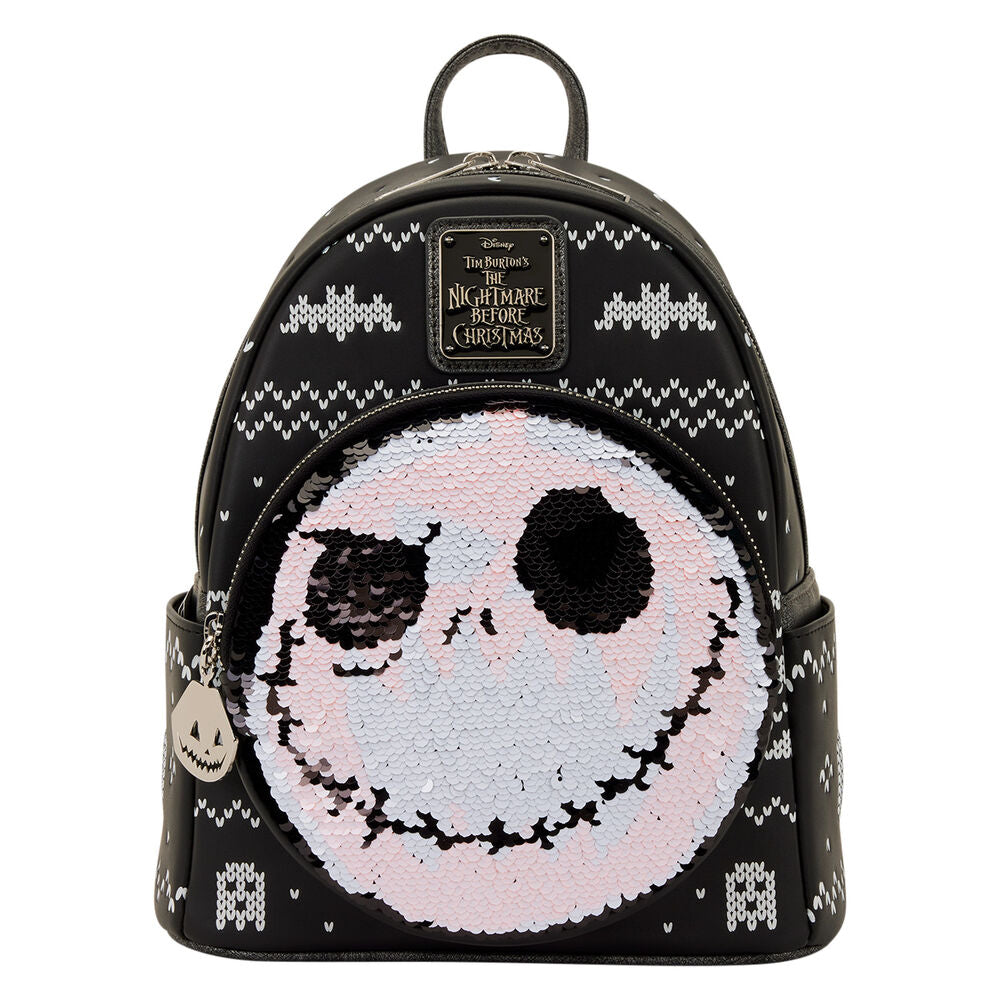 Imagen 1 - Mochila Jack Skellington Pesadilla Antes De Navidad Disney Loungefly