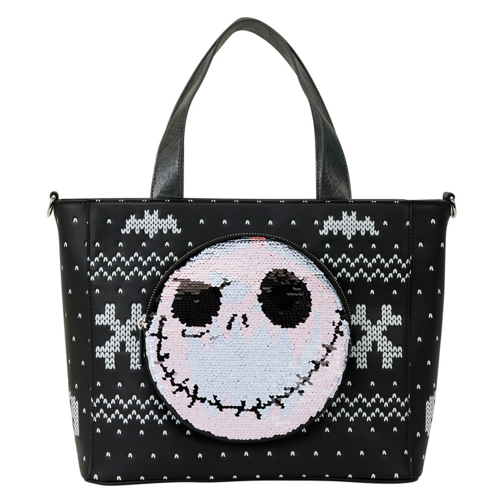 Imagen 1 - Bolso + Monedero Jack Skellington Pesadilla Antes De Navidad Disney Loungefly