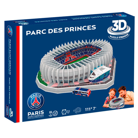 Imagen 2 - Puzzle 3D Estadio Parque De Los Principes Paris Saint-germain 111Pzs