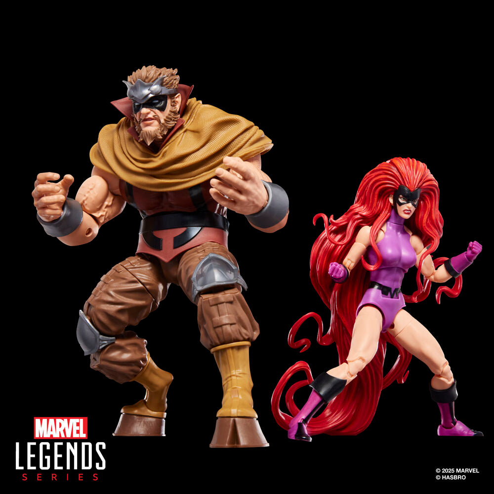 Imagen 8 - Blister 2 Figuras Medusa & Gorgon Inhumanos Marvel Legends Series 15Cm