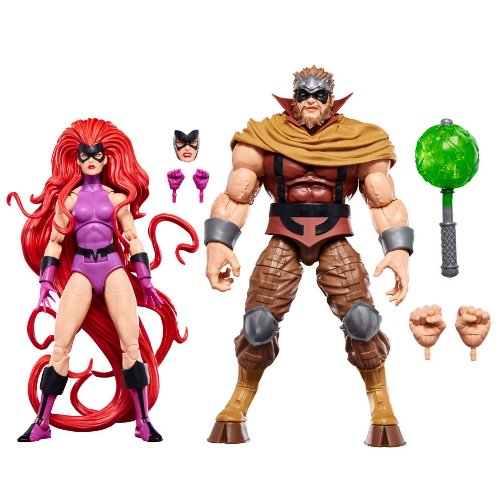 Imagen 2 - Blister 2 Figuras Medusa & Gorgon Inhumanos Marvel Legends Series 15Cm