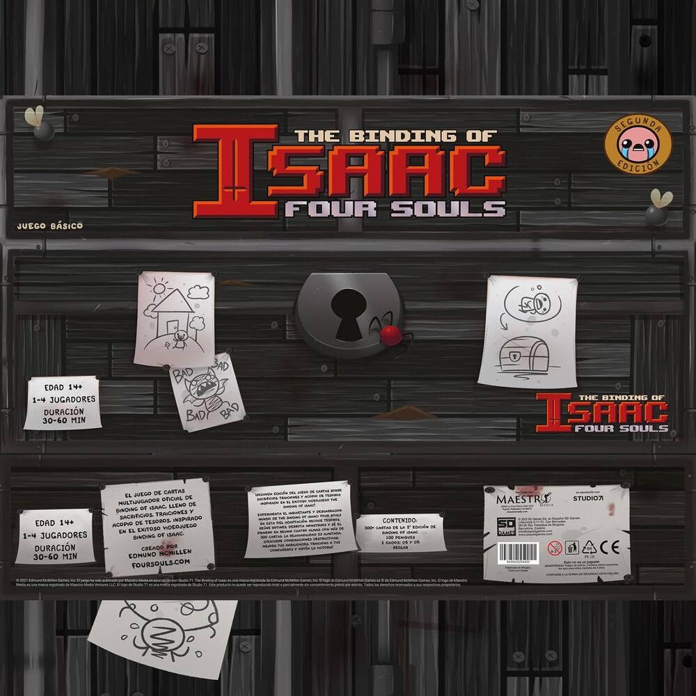 Imagen 3 - Juego Mesa The Binding Of Isaac Four Souls Español