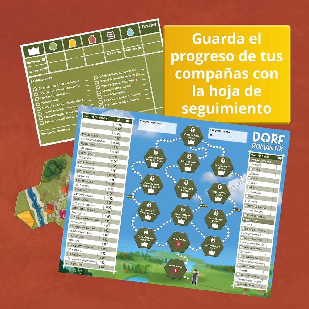 Imagen 6 - Juego Mesa Dorfromantik Español