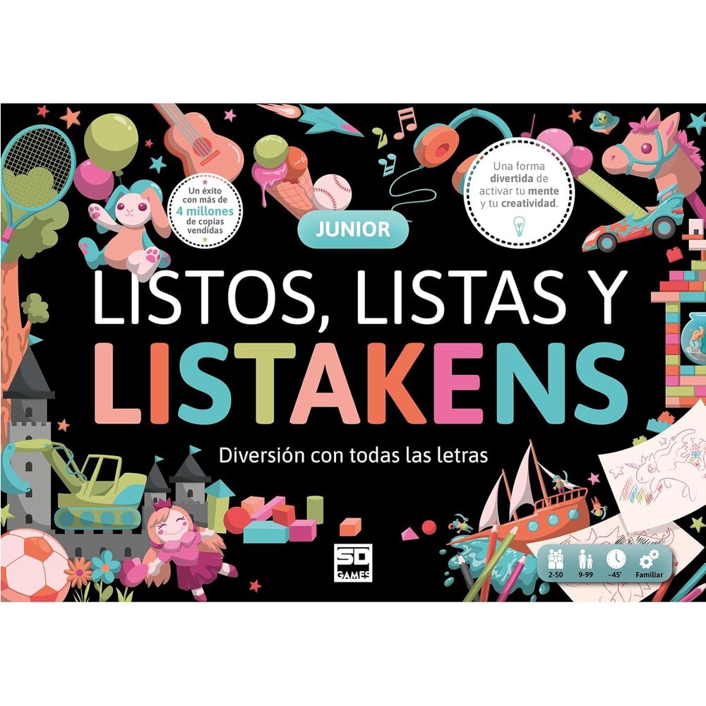 Imagen 6 - Juego Mesa Listos Listas Y Listakens Junior Español