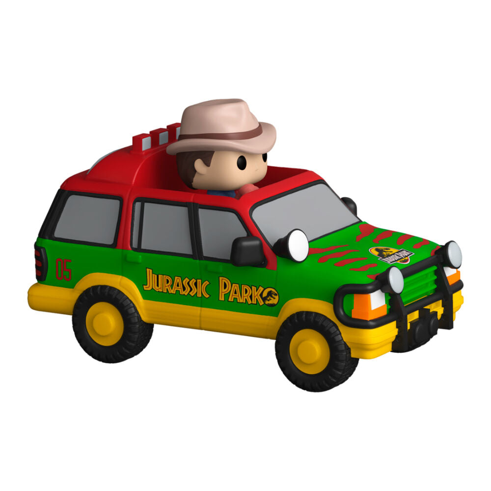 Imagen 1 - Figura Bitty Pop Ride Jurassic Park Dr. Alan Grant And Jurassic Suv