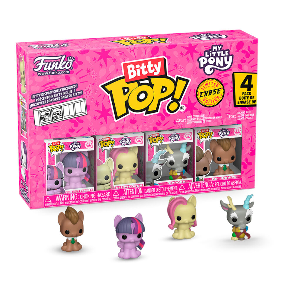 Imagen 1 - Blister 4 Figuras Bitty Pop My Little Pony Twilight Sparkle