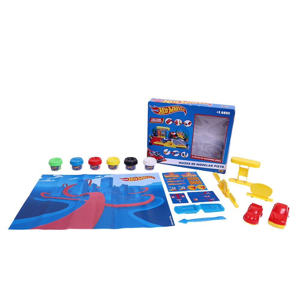 Imagen 4 - Pista Set 4 Botes Plastilina Hot Wheels