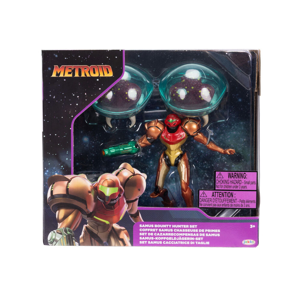 Imagen 1 - Blister 3 Figuras Metroid 6Cm