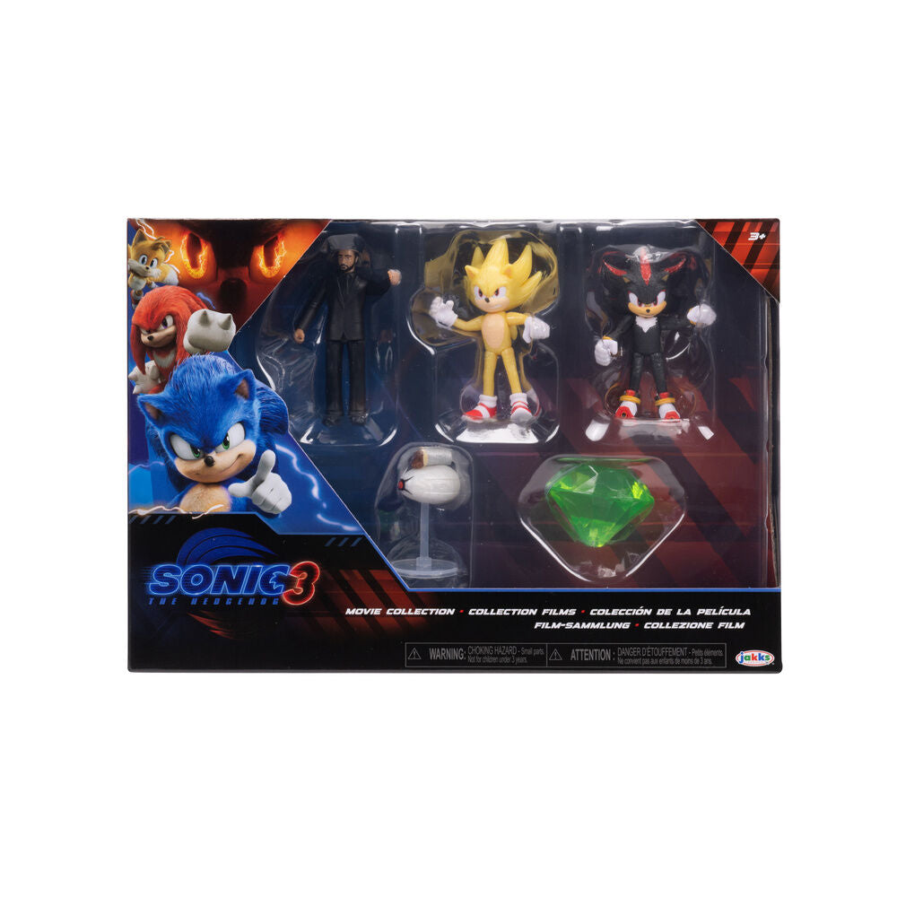 Imagen 1 - Blister 5 Figuras Wave 1 Sonic 3 6Cm