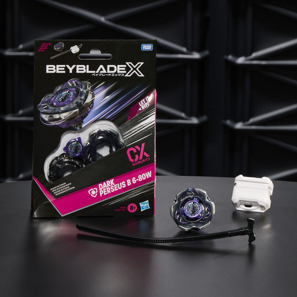 Imagen 3 - Juego Kit Inicial Dark Perseus B 6-80W Beyblade X