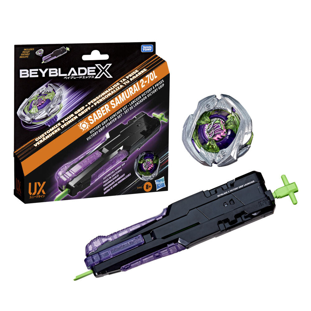 Imagen 1 - Set Lanzador Victory Grip Beyblade X