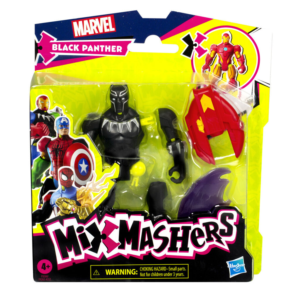 Imagen 1 - Figura Black Panther Mix Mashers Marvel 12Cm