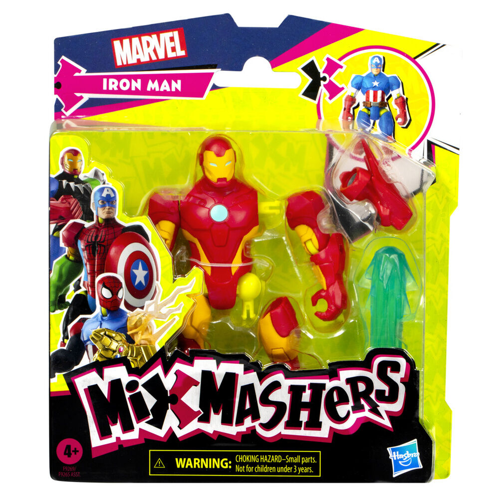 Imagen 1 - Figura Iron Man Mix Mashers Marvel 12Cm