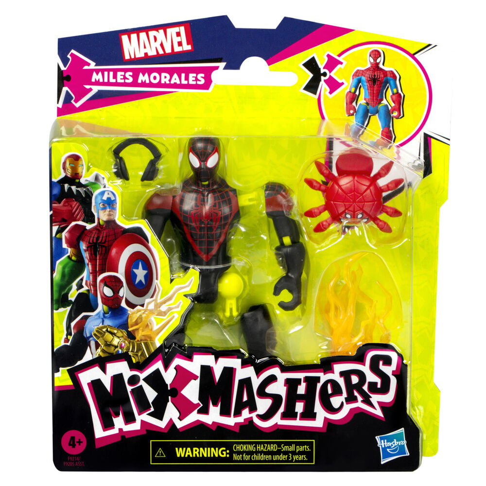 Imagen 1 - Figura Miles Morales Mix Mashers Marvel 12Cm