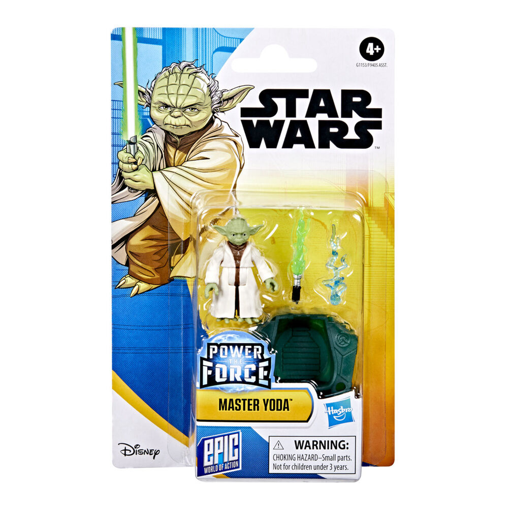 Imagen 1 - Figura Maestro Yoda Power The Force Star Wars 5Cm