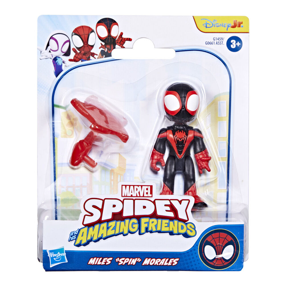 Imagen 1 - Figura Miles Spin Morales Spidey Marvel 7Cm