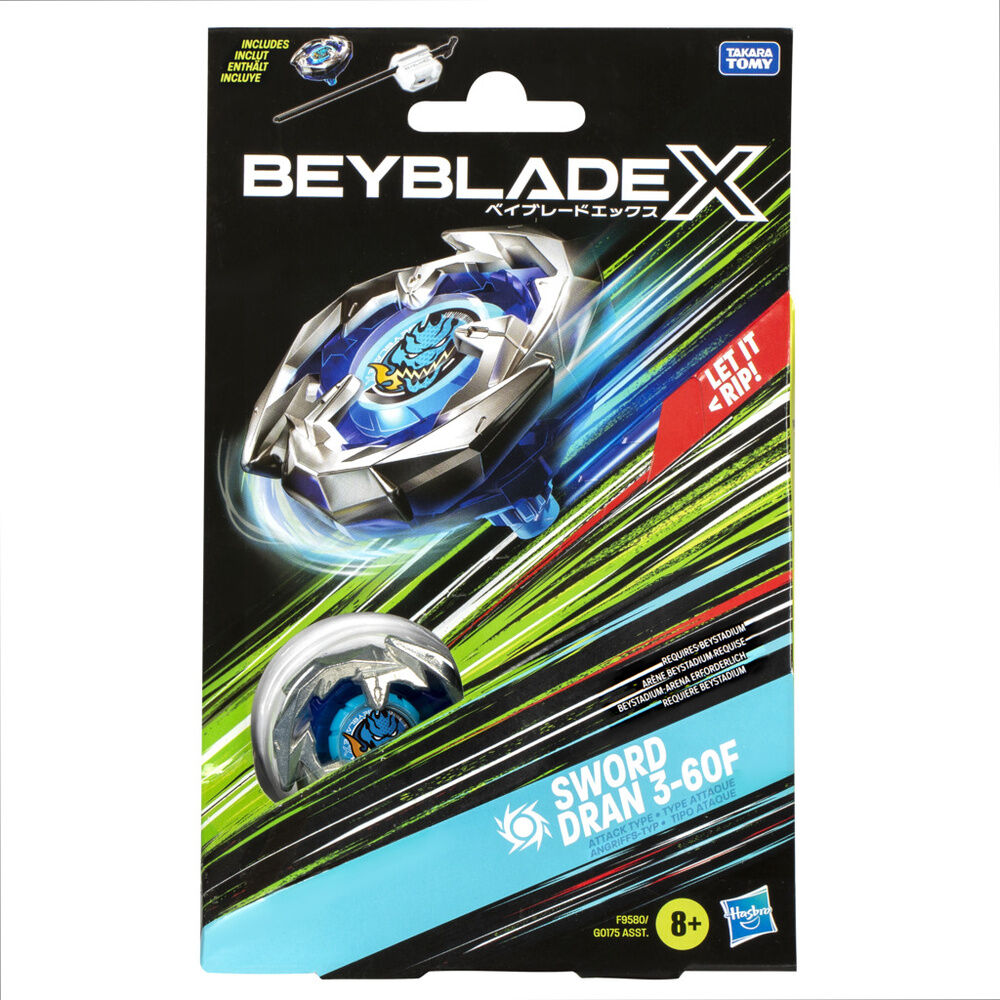 Imagen 2 - Juego Kit Inicial Sword Dran 3-60F Beyblade X