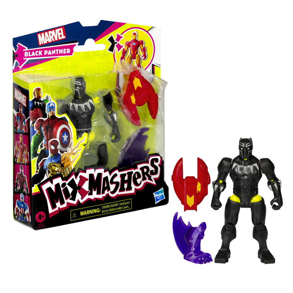 Imagen 2 - Figura Black Panther Mix Mashers Marvel 12Cm