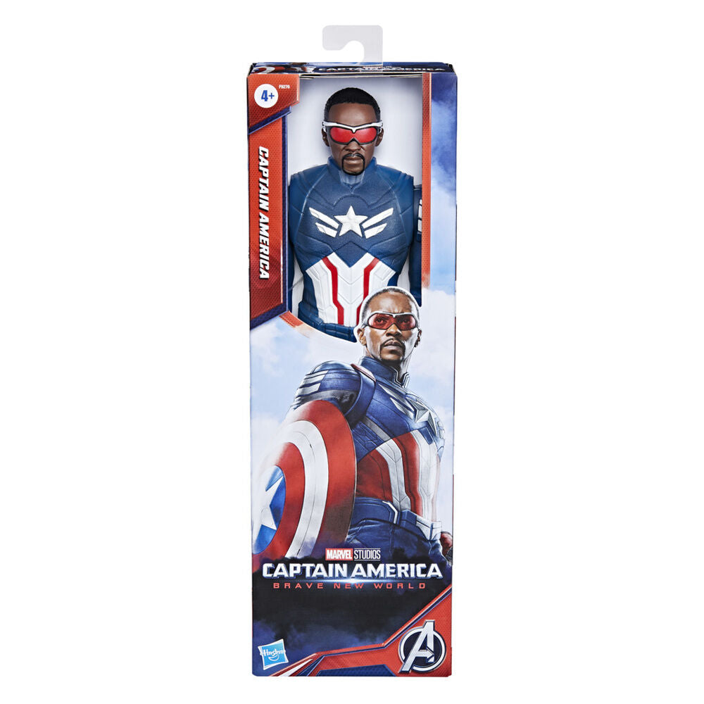Imagen 2 - Figura Capitan America Titan Hero Los Vengadores Avengers Marvel 30Cm