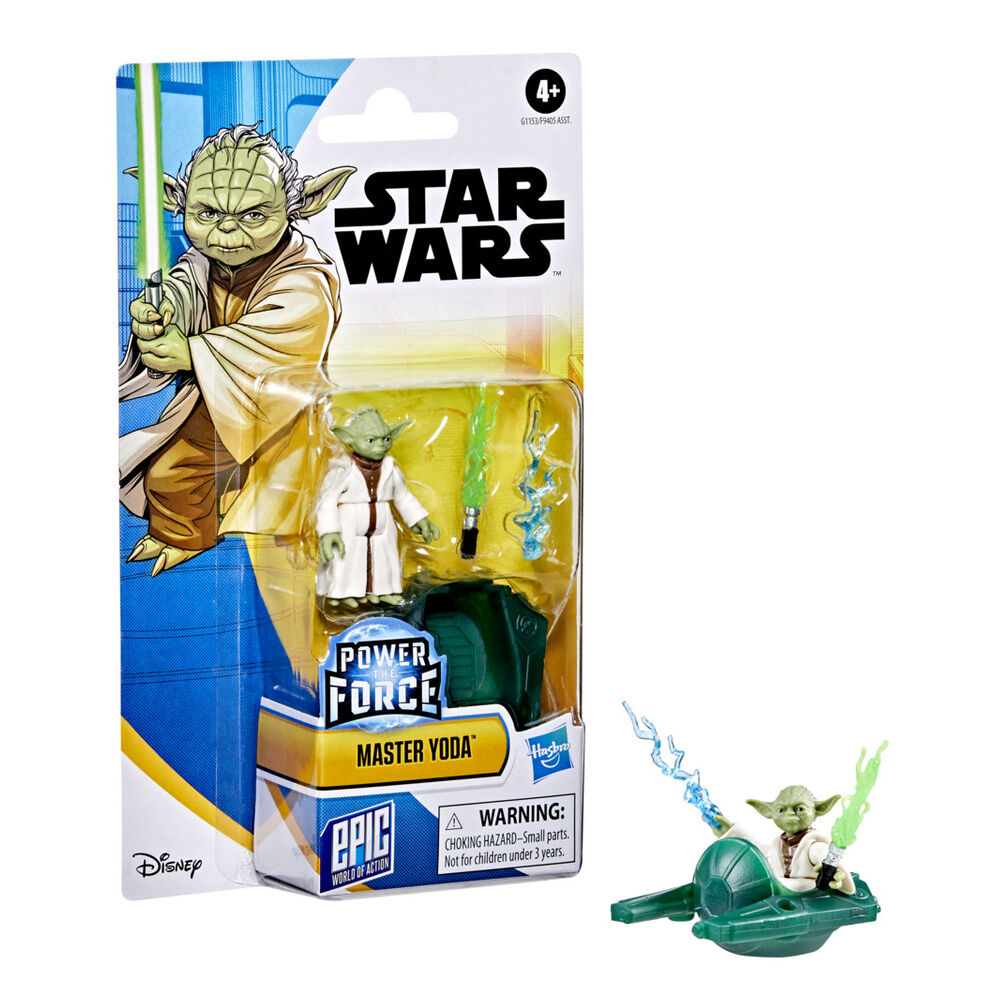 Imagen 3 - Figura Maestro Yoda Power The Force Star Wars 5Cm