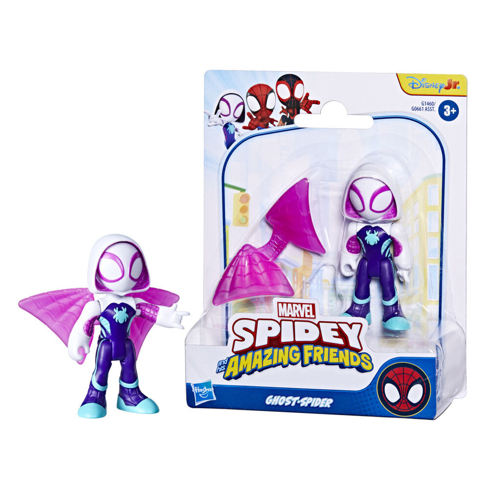 Imagen 2 - Figura Ghost Spider Spidey Marvel 7Cm