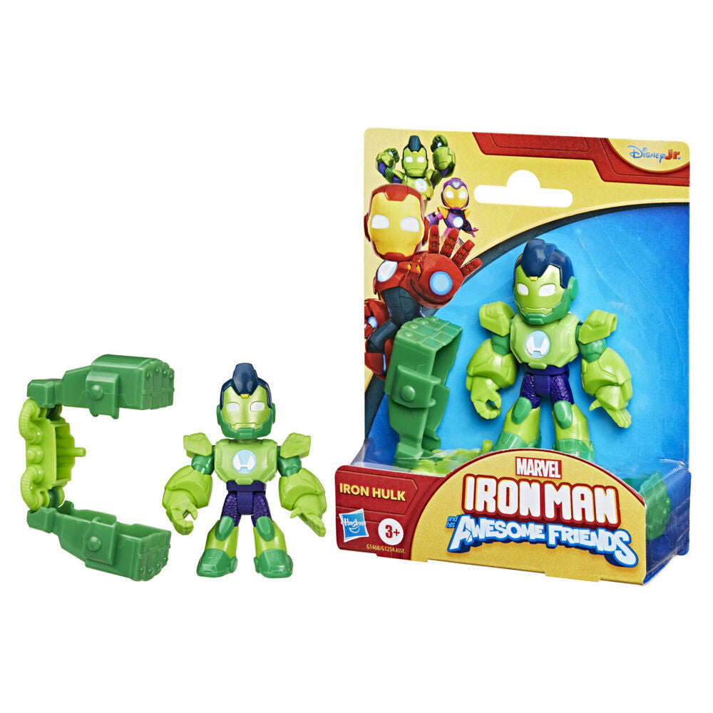 Imagen 2 - Figura Iron Hulk Iron Man Y Su Superequipo Marvel 7Cm