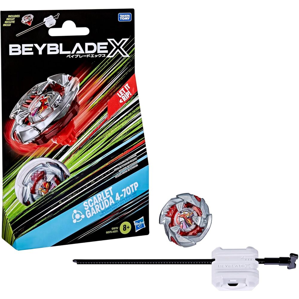 Imagen 1 - Juego Kit Inicial Scarlet Garuda 4-70Tp Beyblade X