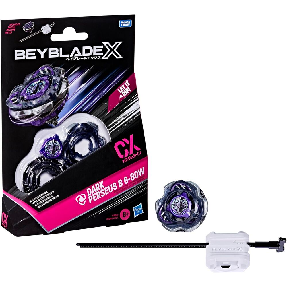 Imagen 1 - Juego Kit Inicial Dark Perseus B 6-80W Beyblade X