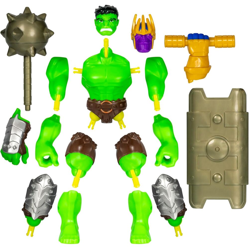Imagen 3 - Figura Hulk Deluxe Mix Mashers Marvel 12Cm