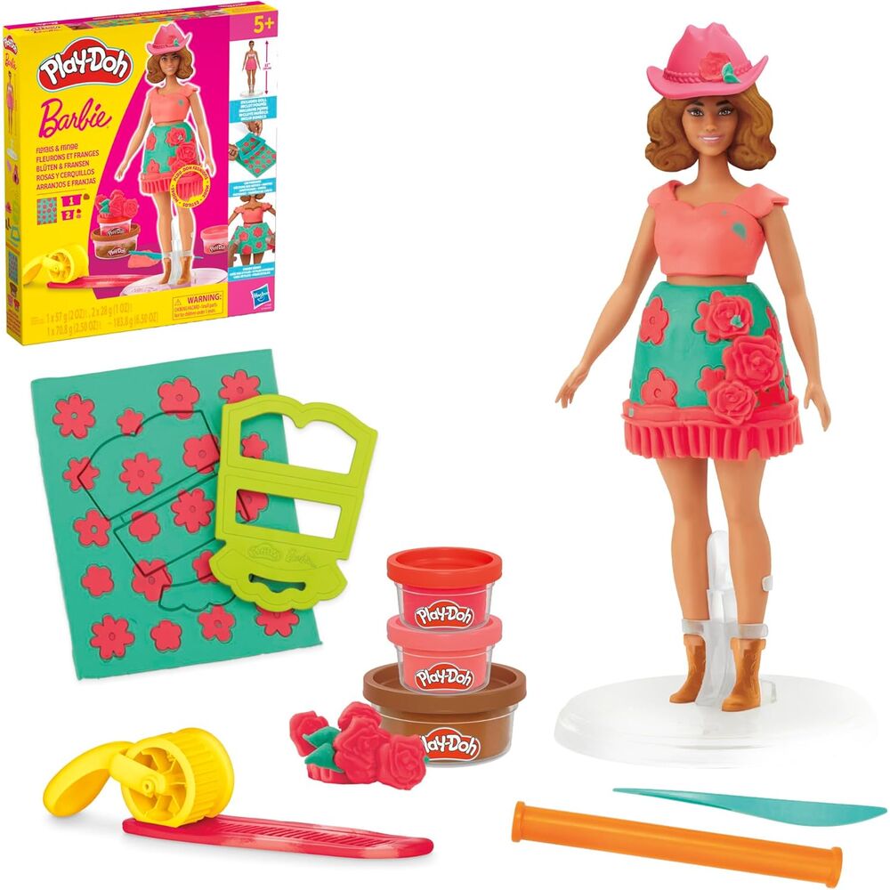 Imagen 1 - Rosas Y Cerquillos Barbie Play-doh