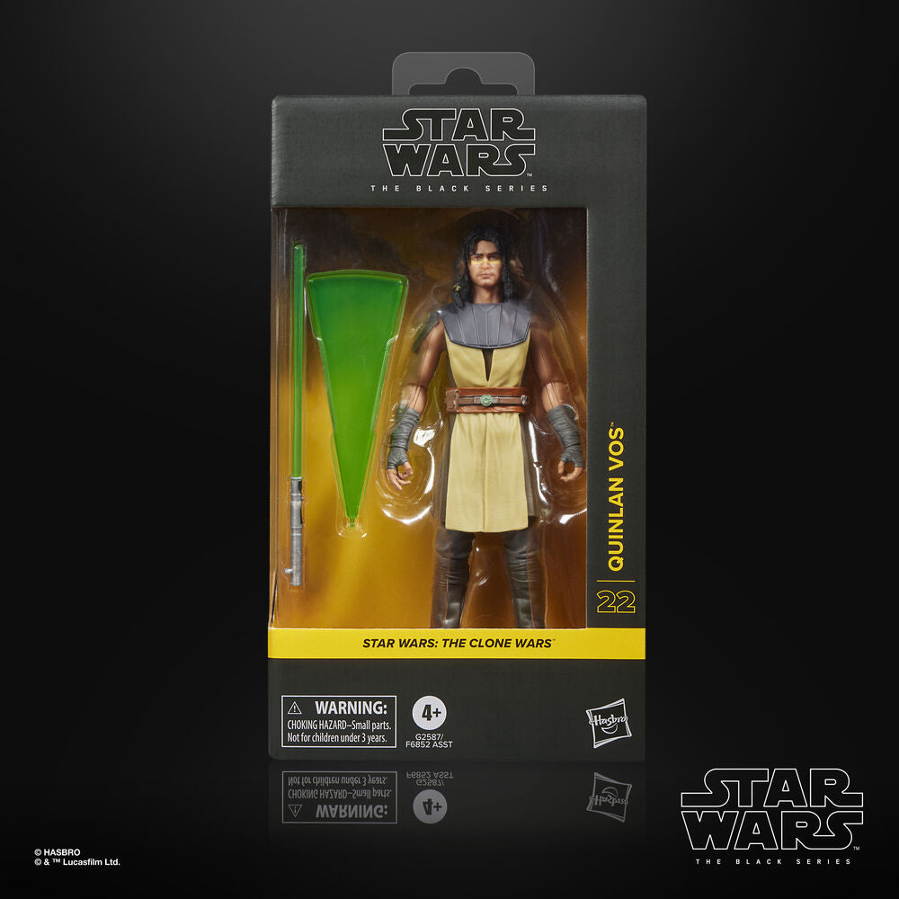 Imagen 3 - Figura Quinlan Vos The Clone Wars Star Wars 15Cm
