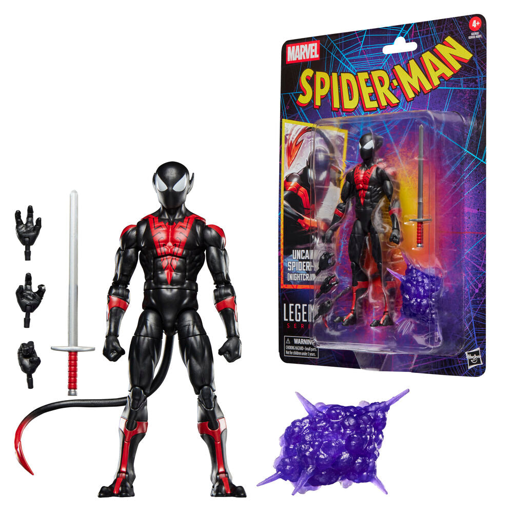 Imagen 1 - Figura Uncanny Spider-man Nightcrawler Spider-man Marvel Legends Series 15Cm